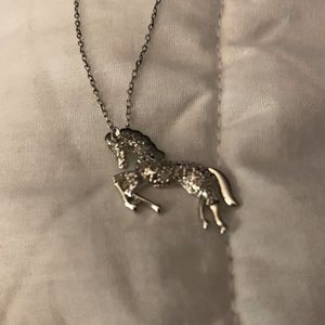 Unicorn pendant with necklace